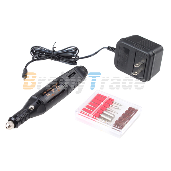 Electric Nail Manicure Drill File Polish Tools+ 500pcs ...