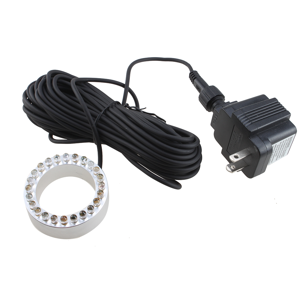 24 LED MultiColor Fountain Pond Ring LightRed Blue Greenwater garden feature